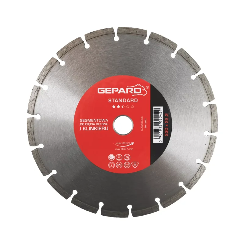Tarcza diamentowa segmentowa 230 STANDARD GEPARD