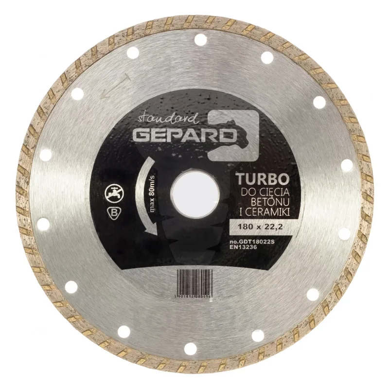 Tarcza diamentowa turbo 180 STANDARD GEPARD