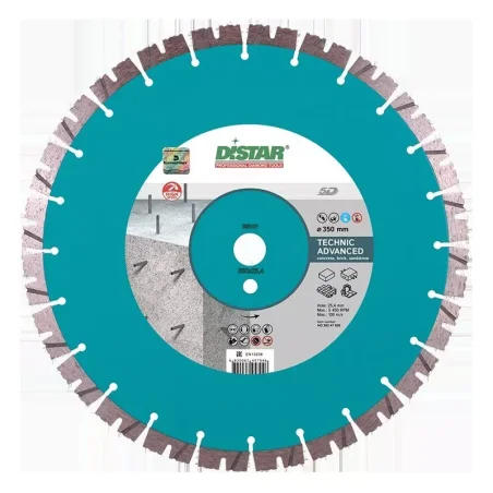 Tarcza diamentowa wielozadaniowa Technic Advanced 300x3,0/2,0x15x25,4 DISTAR 5D do cięcia betonu o słabym i średnim poziomie zbr