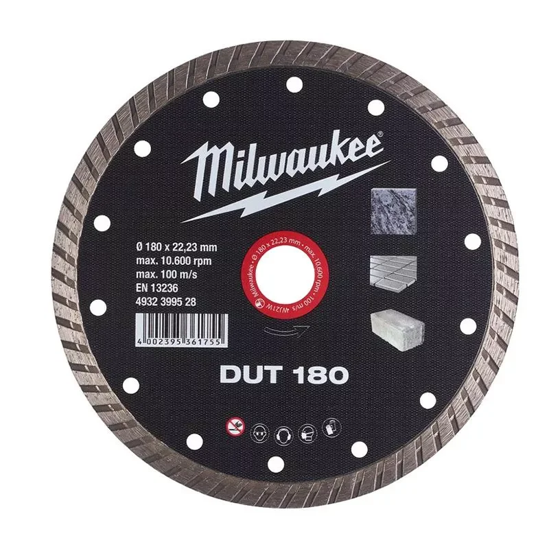 Tarcza diamentowa DUT 180 x 22,2 mm Milwaukee