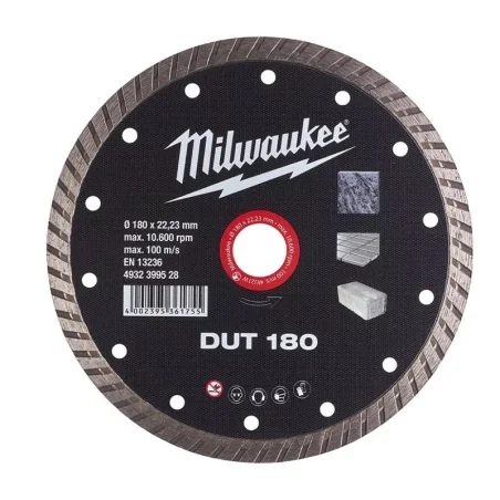 Tarcza diamentowa DUT 180 x 22,2 mm Milwaukee