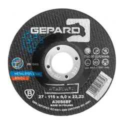 Tarcza do metalu 27 95A 115x6,0x22 Gepard Standard