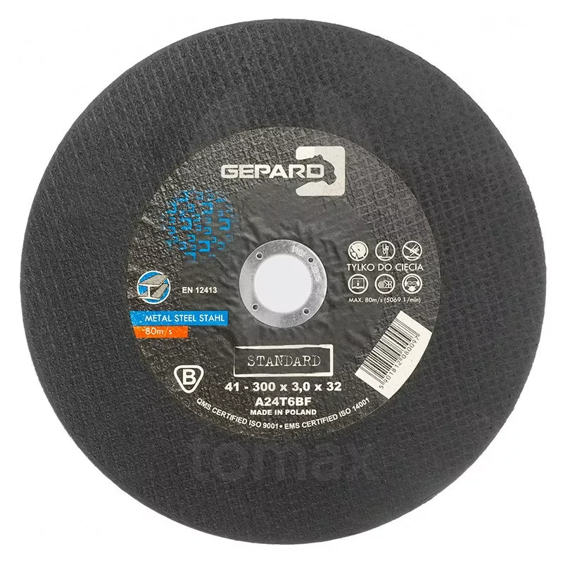 Tarcza do metalu 41 95A 300x3,0x32 GEPARD STANDARD