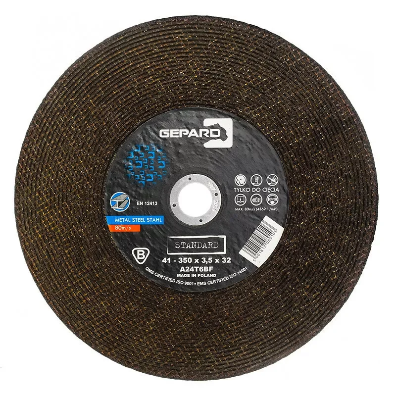 Tarcza do metalu 41 95A 350x3,5x32 GEPARD STANDARD