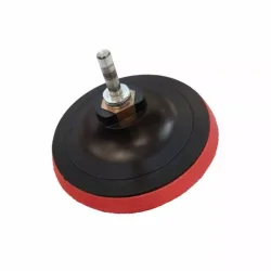 Dysk mocujący z rzepem M14, 125mm + trzpień do wiertarki Dedra