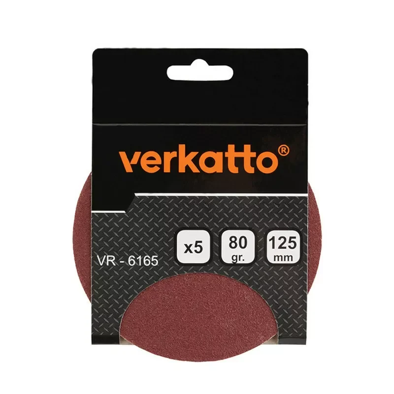 Krążki ścierne z rzepem (op. 5szt) 125mm gr.60