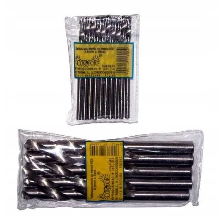 Wiertło do metalu szlifowane 9.0mm (5szt.) CONDOR