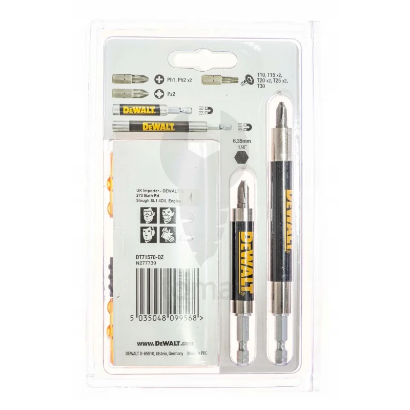 Zestawy końcówek wkrętarskich14-części DT71570-QZ DeWALT