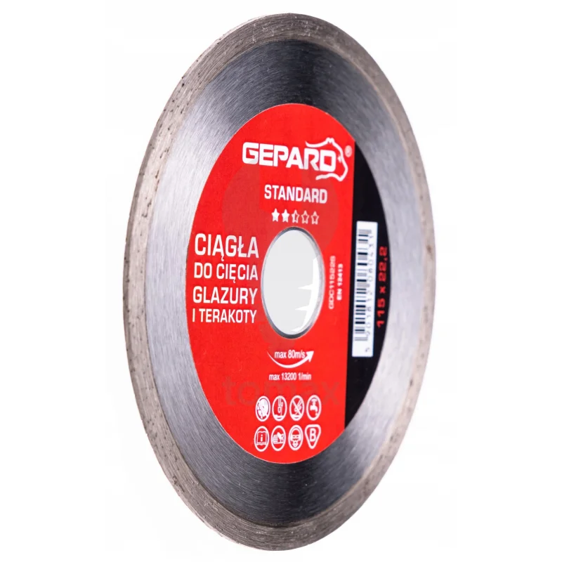 Tarcza diamentowa ciągła 115 STANDARD GEPARD
