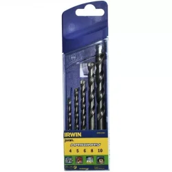 Zestaw 5 wierteł do betonu MASONRY: 4, 5, 6, 8, 10 mm IRWIN