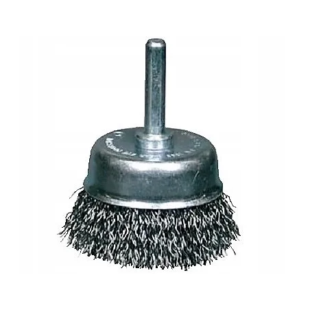 SZCZOTKA CZOŁOWA DRUCIANA Z TRZPIENIEM 75mm 6mm 0,