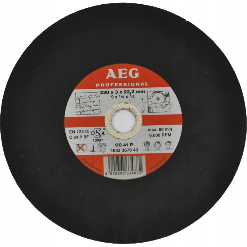 TARCZA DO KAMIENIA 230x22.2x3 (1szt.) AEG/367043/