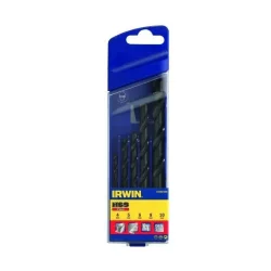 Zestaw 5 wierteł do metalu HSS PRO DIN-338:4.0,5.0,6.0,8.0,10.0mm IRWIN
