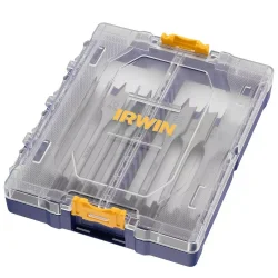 Zestaw 8 wierteł do drewna Blue Groove 4X w kasecie modułowej Medium Tough Case:12,14,16,18,20,22,25,32mm IRWIN