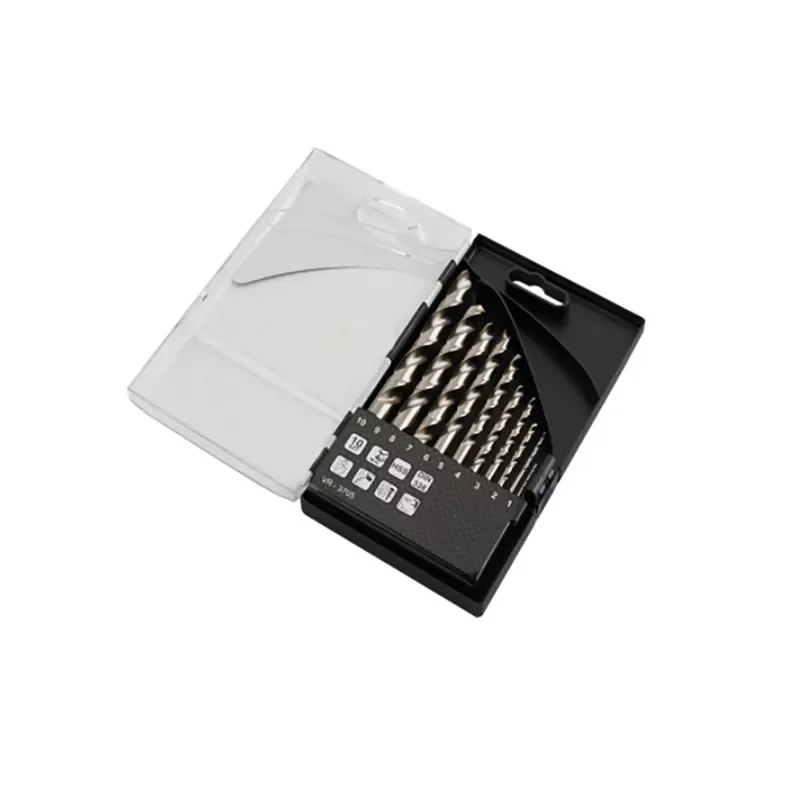 Komplet wierteł HSS do metalu szlifowanych 1-10mm x 1,0mm 10szt