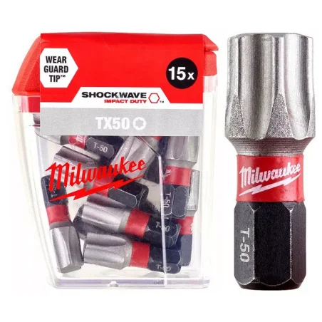 Bit ShockwaveCD TX50 25mm- 15 szt. Milwaukee