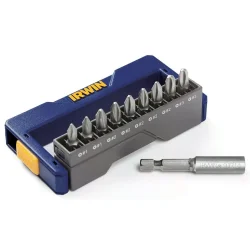 Zestaw 9 bitów-końcówek z uchwytem magnetycznym: 2xPh1/5xPh2/2xPh3,uchwyt magnetyczny IRWIN