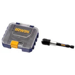 Zestaw 20 bitów udarowych PZ2 25mm i uchwyt szybkozłączny w kasecie modułowej Small Bulk Storage IRWIN