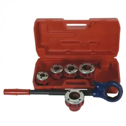 Zestaw gwintownic ręcznych 3/8", 1/2", 1", 1-1/4" w walizce 07A78 Dedra