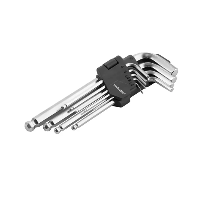 Komplet kluczy imbusowych długich 1.5-10.0mm 9szt