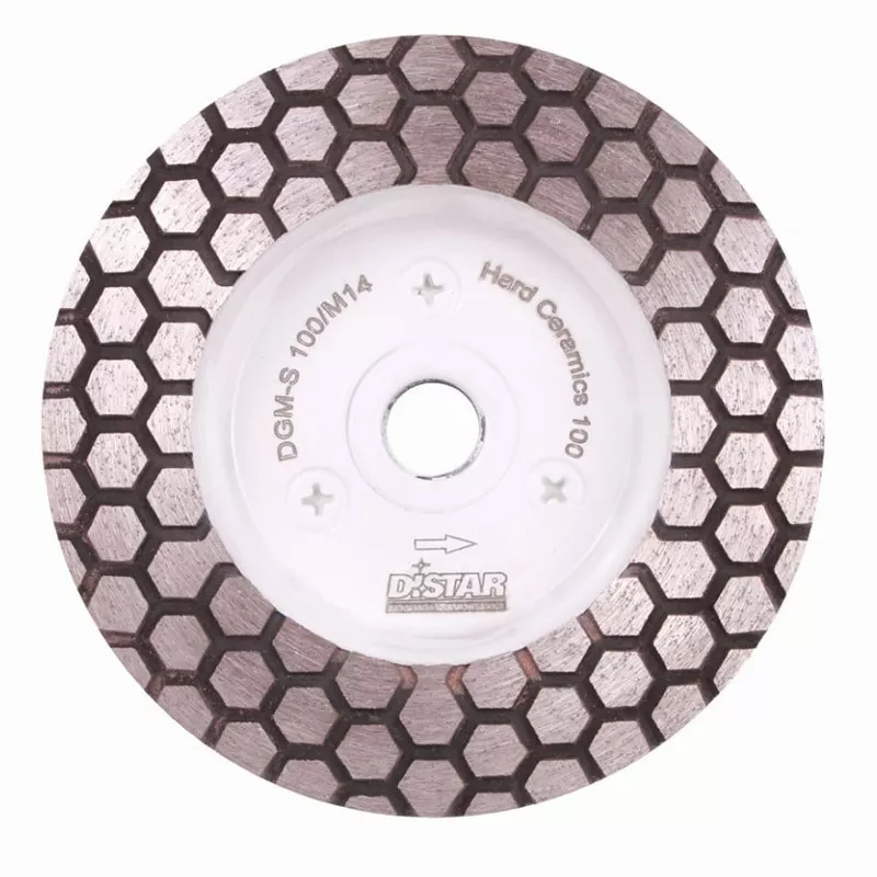 Tarcza diamentowa szlifująca "plaster miodu" #60 100mm DGM-S 100/M14 Hard Ceramics DISTAR