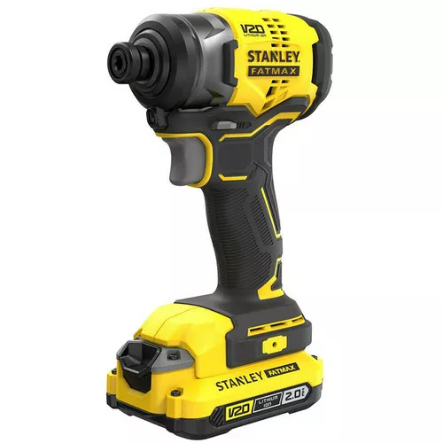 Zakrętarka udarowa bezszczotkowa linia V20 napięcie 18V, 2 aku. 2,0Ah, kufer STANLEY® FATMAX®